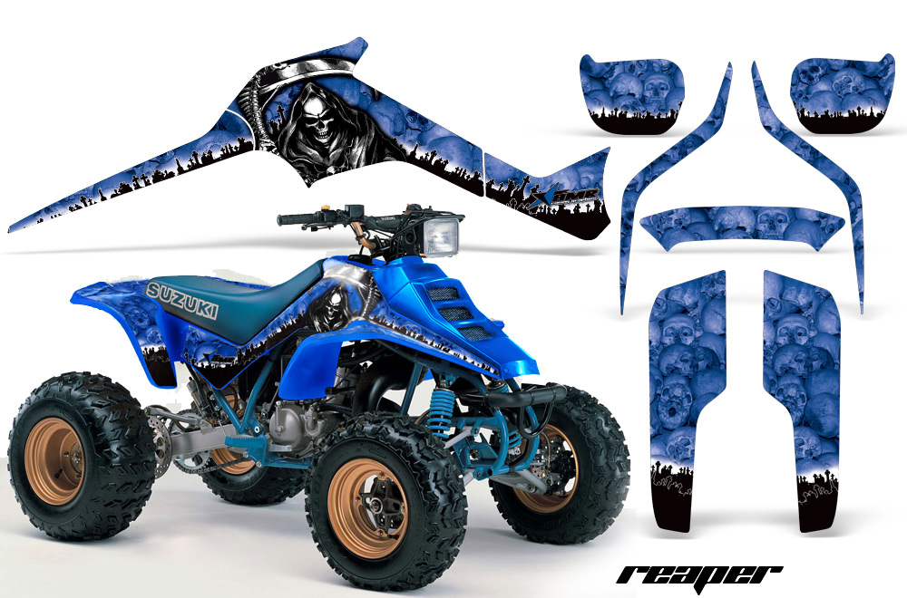 Suzuki LT250R Graphics Kit  Graphics Kit Reaper BL